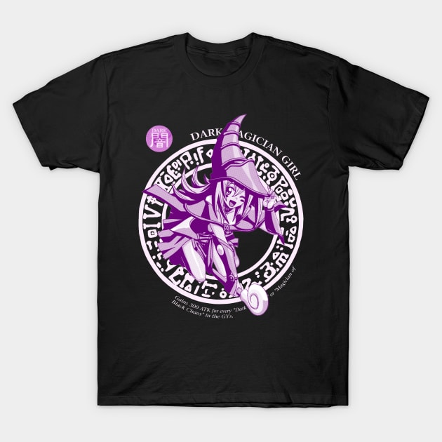 Dark Magician Girl (Purple) T-Shirt by CentuStore